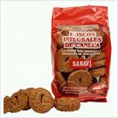 SANAVI ROSCOS DE CANELA integrales 400gr.