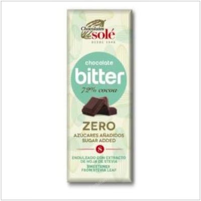 CHOCOLATES SOLE CHOCOLATINA CHOCOLATE NEGRO 72% con stevia 2
