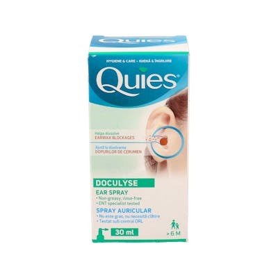 QUIES DOCULYSES spray tapones cera 30ml. QUIES