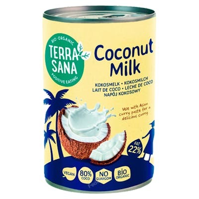 TERRASANA LECHE DE COCO lata 400ml.