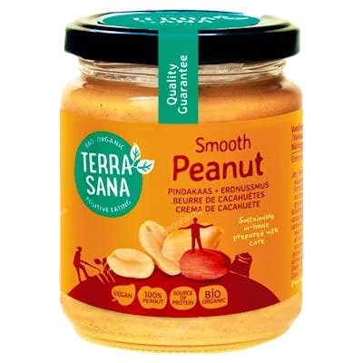 TERRASANA CREMA DE CACAHUETE sin sal 250gr. ECO SG VEGAN