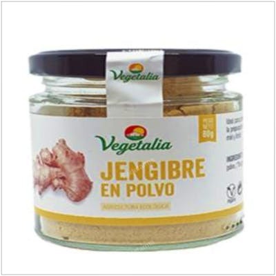 VEGETALIA JENGIBRE EN POLVO 80GR BIO