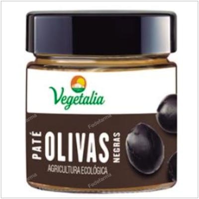 VEGETALIA PATE DE OLIVAS NEGRAS grande 180gr.BIO