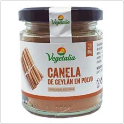 VEGETALIA CANELA DE CEYLAN POLVO 80GR BIO