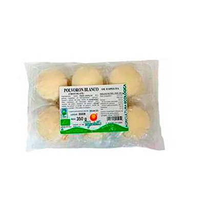 VEGETALIA POLVORONES ESPELTA CHOCOLATE BLANCO 350 gr BIO