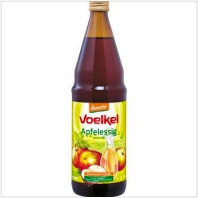 VOELKEL VINAGRE DE MANZANA SIN FILTRAR 750ML DEMETER