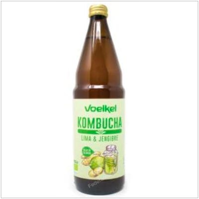 VOELKEL KOMBUCHA LIMA Y JENGIBRE 750ML BIO