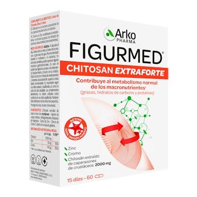 ARKOPHARMA ARKODIET CHITOSAN EXTRA FORTE 500MG 60CAPSULAS