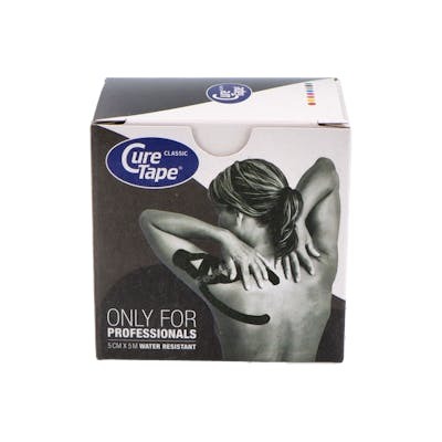 CURE TAPE NEGRO VENDAJE NEUROMUSCULAR (5CM X 5M)