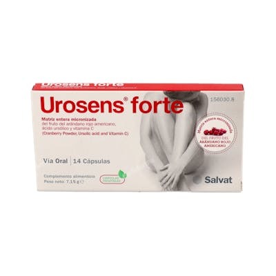 UROSENS FORTE 120MG 14CAPSULAS