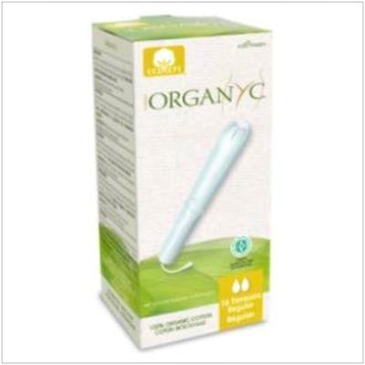 ORGANYC TAMPONES REGULAR con aplicador 16ud.