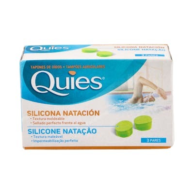 QUIES TAPONES NATACION silicona adultos 6ud. QUIES