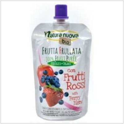 FRULLA PURE DE MANZANA ARANDANO Y FRESA 18 UDS X 100GR BIO