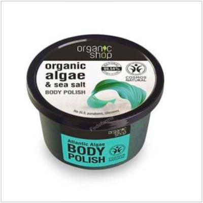 ORGANIC SHOP EXFOLIANTE CORPORAL REFRESCANTE algas 250ml.