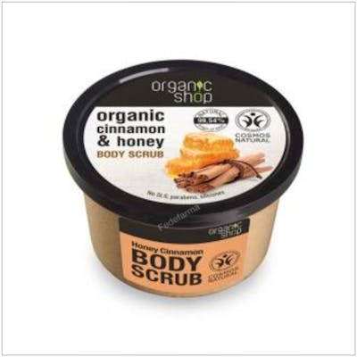 ORGANIC SHOP EXFOLIANTE CORPORAL REJUVENECEDOR canela-miel