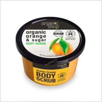 ORGANIC SHOP EXFOLIANTE CORPORAL TONIFICANTE naranja 250ml.