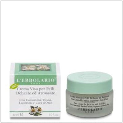 L´ERBOLARIO CREMA FACIAL  MANZANILLA pieles delicadas 30ml.