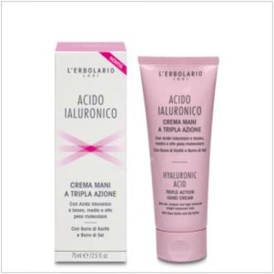 L´ERBOLARIO ACIDO HIALURONICO crema manos 75ml.