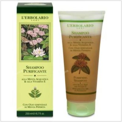 L´ERBOLARIO CHAMPU PURIFICANTE menta 200ml.