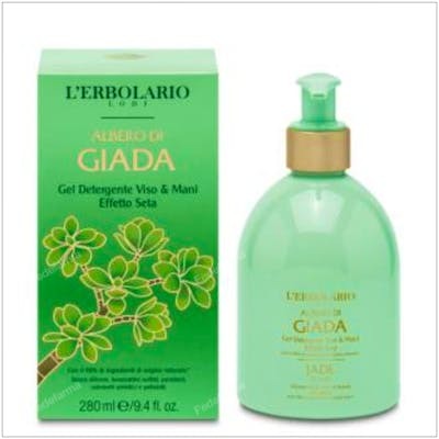 L´ERBOLARIO ARBOL DE JADE gel detergente cara y manos 280ml.
