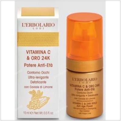 L´ERBOLARIO VITAMINA C ORO contorno de ojos 15ml.