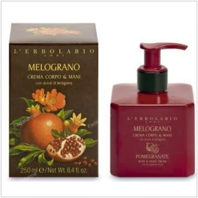 L´ERBOLARIO MELOGRANO crema cuerpo y manos 250ml.