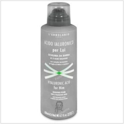 L´ERBOLARIO ACIDO HIALURONICO HOMBRE espuma afeitar 200ml.