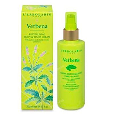 L´ERBOLARIO VERBENA crema cuerpo y manos revitalizante 200ml