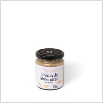 OLEANDER CREMA DE ALMENDRA crunchy 210gr. BIO VEGAN SG