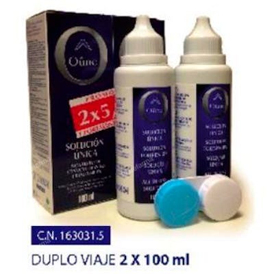 OUNE solucion unica lentillas pack viaje 2x100ml