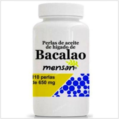MENSAN ACEITE DE HIGADO DE BACALAO 650MG 110PERLAS