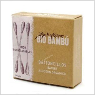 BIOBAMBU BASTONCILLOS DE BAMBU Y ALGODON ECOLOGICO 100 UDS.