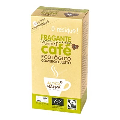 ALTERNATIVA 3 CAFE FRAGANTE 10capsulas cafe biodegradable. E
