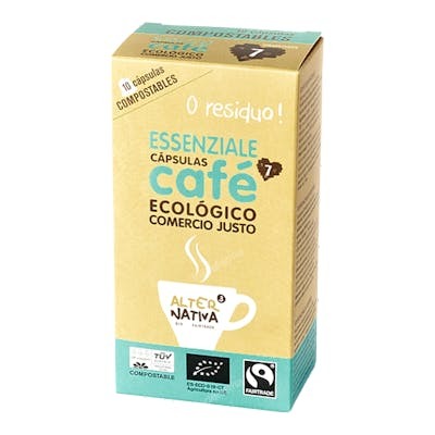 ALTERNATIVA 3 CAFE ESSENZIALE 10capsulas cafe biodegradable