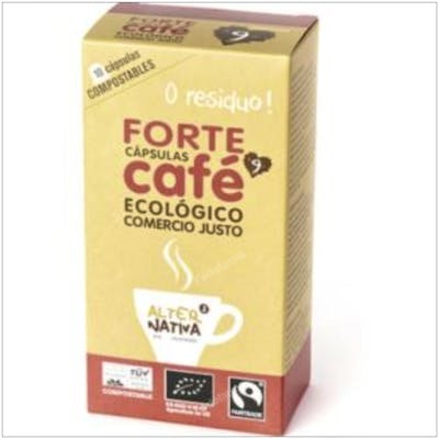 ALTERNATIVA 3 CAFE FORTE 10capsulas biodegradables ECO