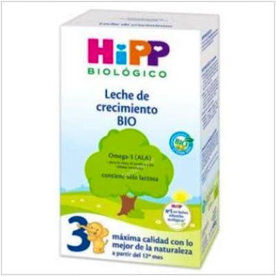 HIPP LECHE 3 CRECIMIENTO 500gr. BIO