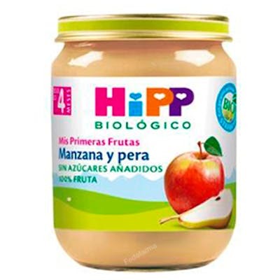 HIPP POTITO MANZANA Y PERA 4meses 125gr. BIO S/A