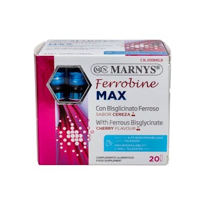 MARNYS FERROBINE MAX 20AMPOLLAS