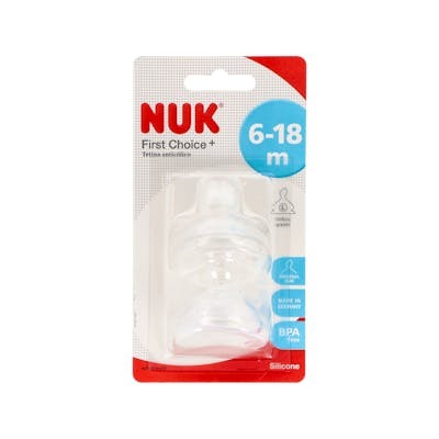 NUK TETINA SILICONA ANTICOLICO FIRST CHOICE+ TALLA 2 L 2 UN