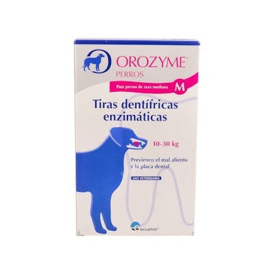 ECUPHAR VET OROZYME TIRAS DENTIFRICAS ENZIM T/M 10-30 KG 12