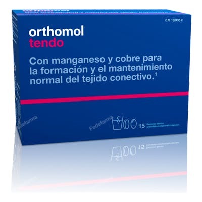ORTHOMOL TENDO GRANULADO Y COMPRIMIDOS 15 SOBRES