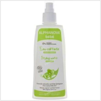 ALPHANOVA AGUA DE PEINADO refrescante bebe 200ml. BIO