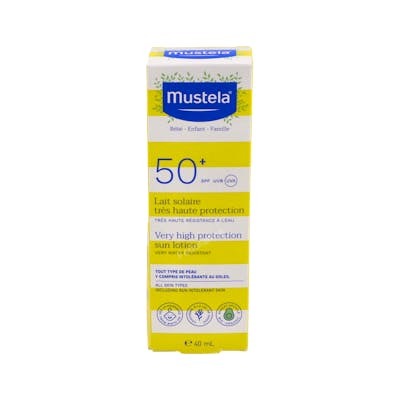 MUSTELA LECHE SOLAR SPF50+ especial cara 40ml.