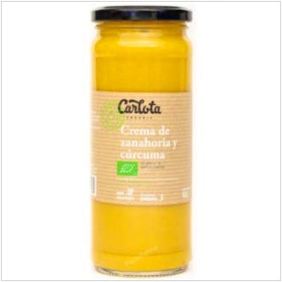 CARLOTA ORGANIC CREMA DE ZANAHORIA Y CURCUMA 450GR ECO SG V