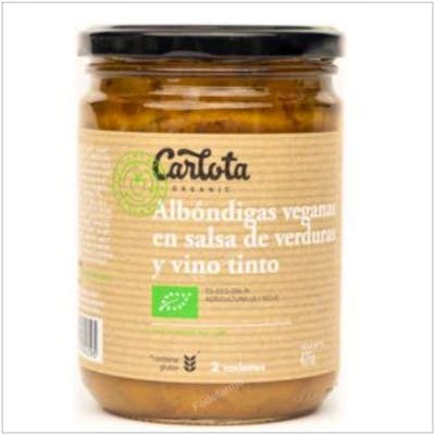 CARLOTA ORGANIC ALBONDIGAS en salsa de tomate y vino tinto 4
