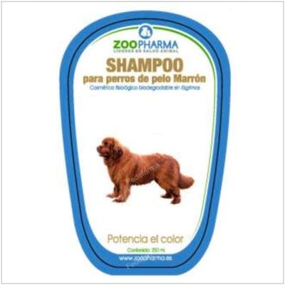ZOOPHARMA VETERINARIA CHAMPU PELO MARRON PERROS 250ML.