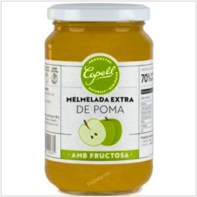 CAPELL MERMELADA DE MANZANA con fructosa 400gr.
