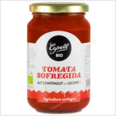 CAPELL TOMATE SOFRITO casero licopeno 350gr. ECO