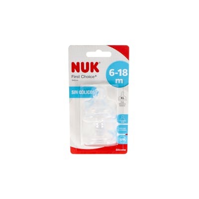 NUK TETINA FC+ 2XL silicona 2ud.