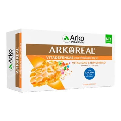 ARKOPHARMA ARKOREAL JALEA REAL LIGHT 100MG 20AMPOLLAS